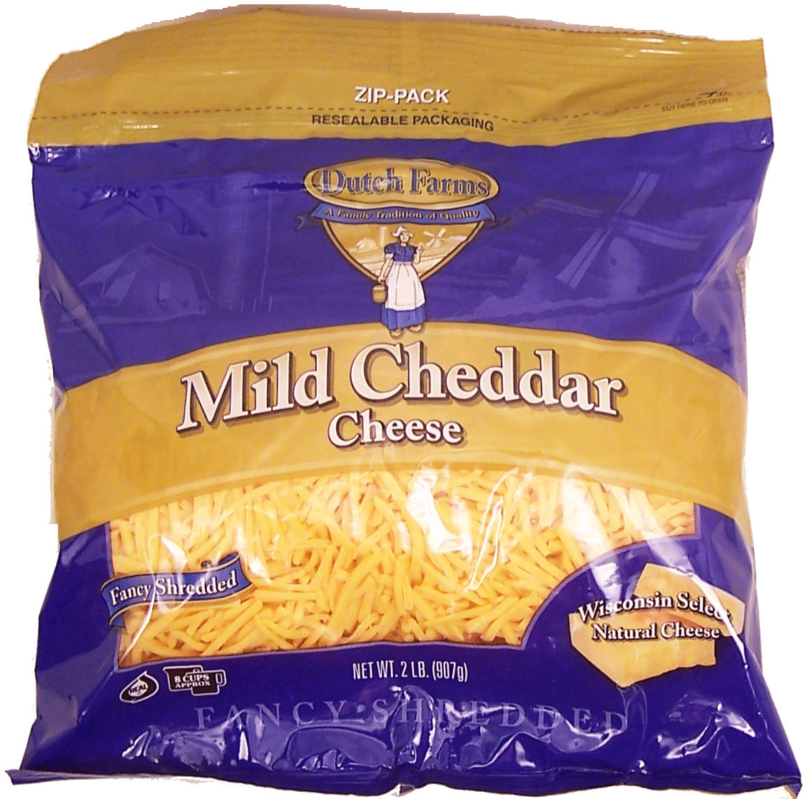 Dutch Farms  mild cheddar cheese, fancy shredded Full-Size Picture